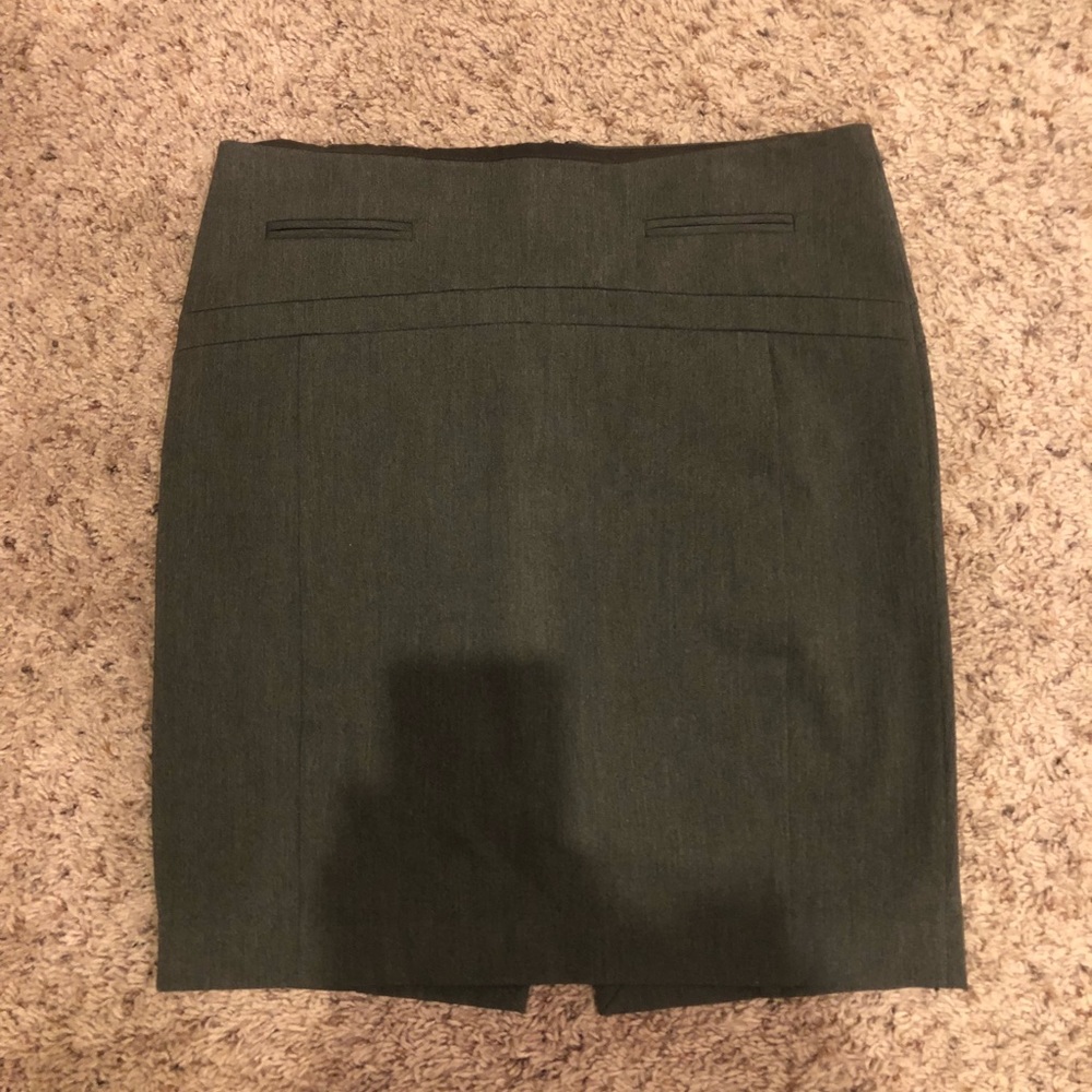 Express grey pencil skirt